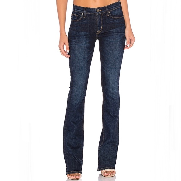 hudson love mid rise bootcut jeans
